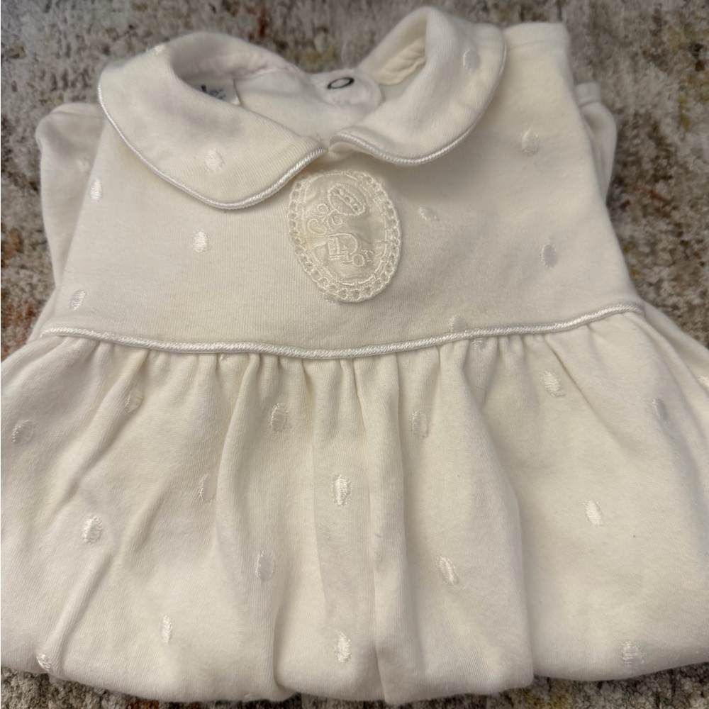 Dior Cream Baby Romper
